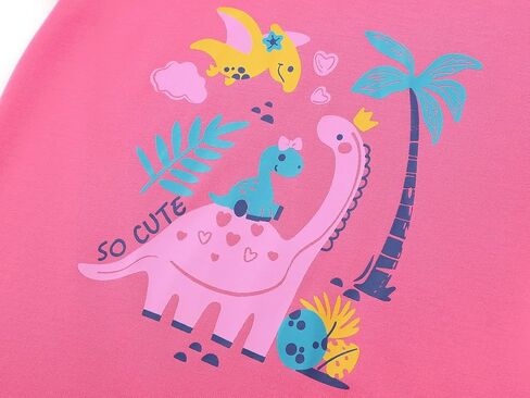 Toddler Girls' Short Sleeve Graphic T-Shirts - Green Blouse with Ice - Cream Print for Little Girls Size 2T-5T in Saudi Arabia