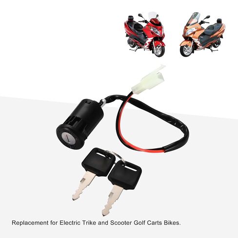 Goofit 2 Wire 2 Pack Ignition مفتاح التبديل استبدال 50cc 70cc 90cc 110cc 125cc 150cc 200cc 250cc scooter scooter go cart atv 4 wheeler Quad in Saudi Arabia