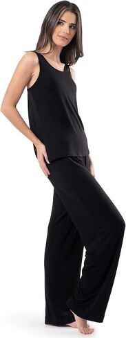 Fruit of the Loom womens Breathable Tank Top, Pant, and Cardigan Sleep Set in Saudi Arabia