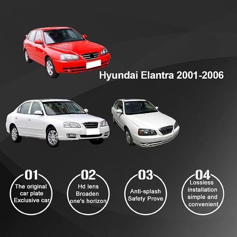 الزجاج البديل للمرآة الجانبية للركاب لـ Hyundai Elantra 2001-2006 ، طاقة الدعم الخارجي ، طاقة الجانبية اليمنى من الزجاج المرآة لعام 2001 2003 2004 2005 2005 Hyundai Elantra in Saudi Arabia