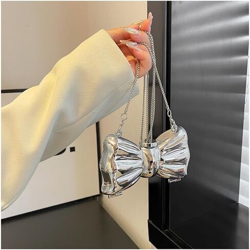 Elegant Women Mini Crossbody Evening Bag Metal Fashion Handbag Clutch for Wedding Party Prom Cocktail Purse in Saudi Arabia