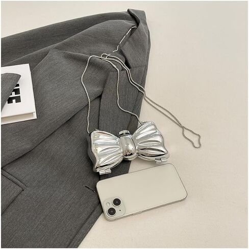 Elegant Women Mini Crossbody Evening Bag Metal Fashion Handbag Clutch for Wedding Party Prom Cocktail Purse in Saudi Arabia