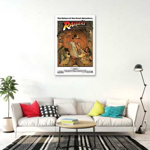 Steven Spielberg Classics # 2 - مجموعة ملصقات الأفلام (Jaws ، E.T. ، Raiders of the Lost Ark & Jurassic Park) (مقاس 24 × 36 ") in Saudi Arabia