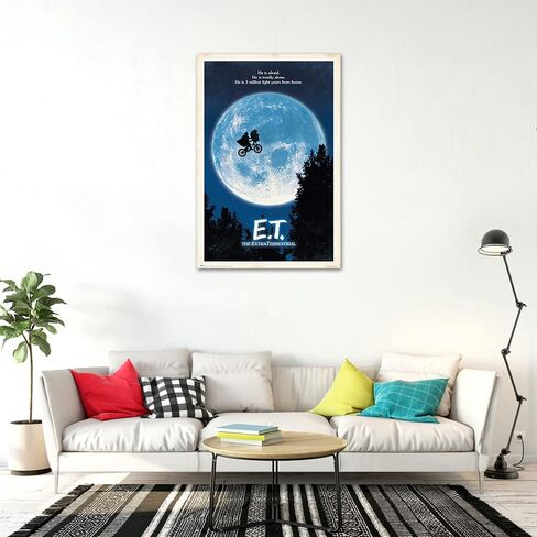 Steven Spielberg Classics # 2 - مجموعة ملصقات الأفلام (Jaws ، E.T. ، Raiders of the Lost Ark & Jurassic Park) (مقاس 24 × 36 ") in Saudi Arabia