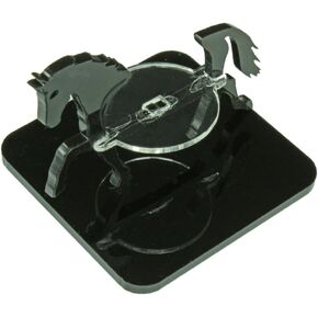 حامل شخصية الحصان من LITKO | ألعاب تمثيل الأدوار | متوافق مع DND باثفايندر | (قاعدة دائرية 40 مم، أسود) in Kuwait