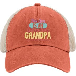 This Guy is an Awesome Grandpa Sun Hat Mens Running Hat AllBlack Womens Baseball Hat Gifts for Boyfriends Baseball in Saudi Arabia
