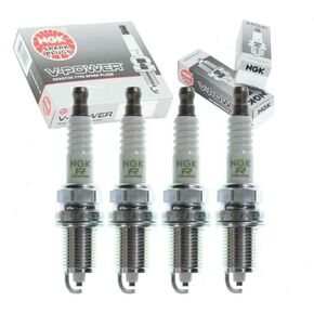 4 pc NGK V-Power Spark Plugs compatible with Dodge Journey 2.4L L4 2009-2020 in Saudi Arabia