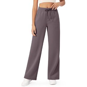G4Free Flurrylux Fleece Lined Sweatpants Women Cotton Wide Leg Pants with Pockets Lounge Casual in Kuwait