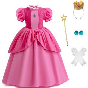 Princess Costume Dress for Girls Halloween Costumes Cosplay Dress Up Outfit with Accessories,2T-10T in Saudi Arabia