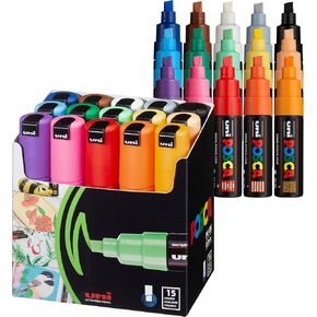 مجموعة أقلام تحديد فنية من بوسكا PC-8K مكونة من 8 ألوان متنوعة in Kuwait