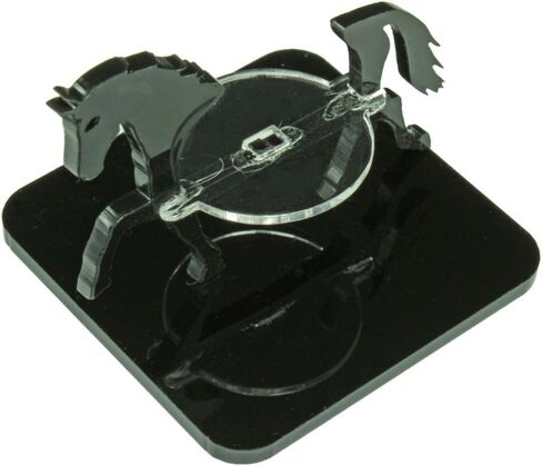 حامل شخصية الحصان من LITKO | ألعاب تمثيل الأدوار | متوافق مع DND باثفايندر | (قاعدة دائرية 40 مم، أسود) in Kuwait