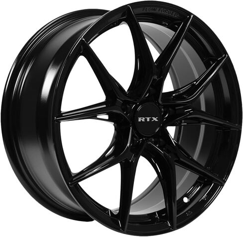 RTX SLICK Custom Wheel - 16x7, 40 Offset, 5x114.3 Bolt Pattern, 73.1mm Hub - Gloss Black Rim in Saudi Arabia