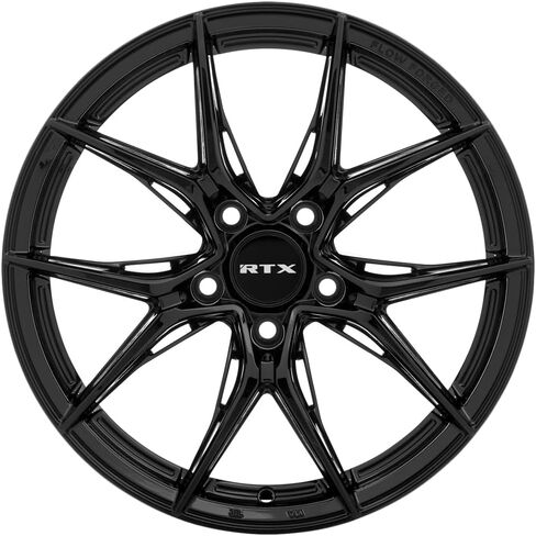 RTX SLICK Custom Wheel - 16x7, 40 Offset, 5x114.3 Bolt Pattern, 73.1mm Hub - Gloss Black Rim in Saudi Arabia