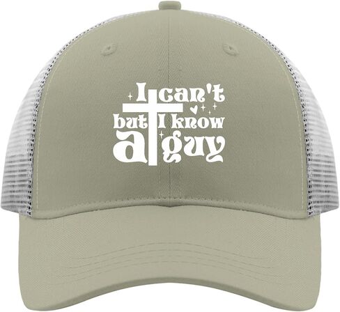 I Can't But I Know A Guy Caps Mesh Hat Apricot Hiking Hat Gifts for Her Outdoor Cap in Saudi Arabia