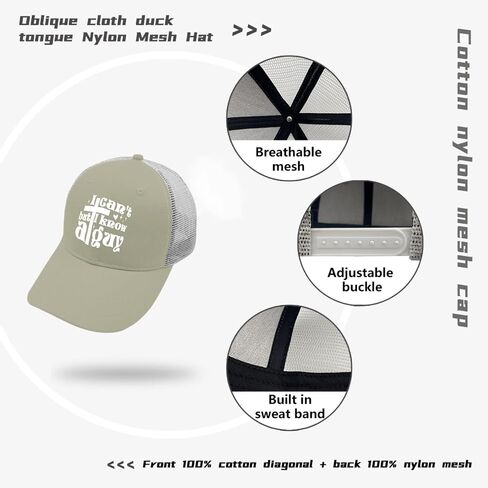 I Can't But I Know A Guy Caps Mesh Hat Apricot Hiking Hat Gifts for Her Outdoor Cap in Saudi Arabia