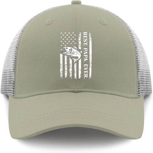 Best Papa Ever Hats Baseball Hats Apricot Womens Golf Hat Gifts for Grandma Sun Cap in Saudi Arabia