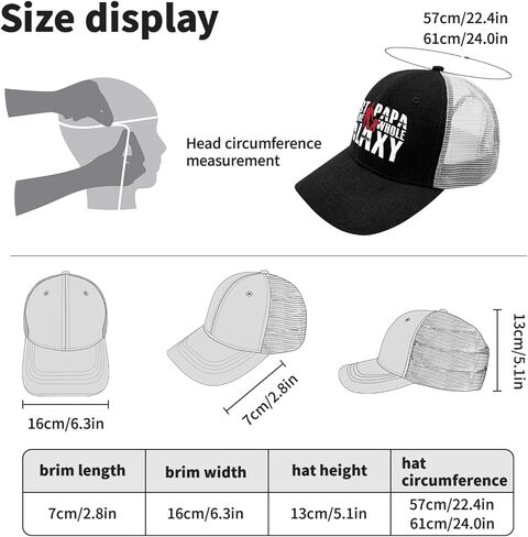 Best Papa in The Whole Galaxy Baseball Cap Men Cap AllBlack Trucker Hats Gifts for Boyfriends Beach Caps in Saudi Arabia