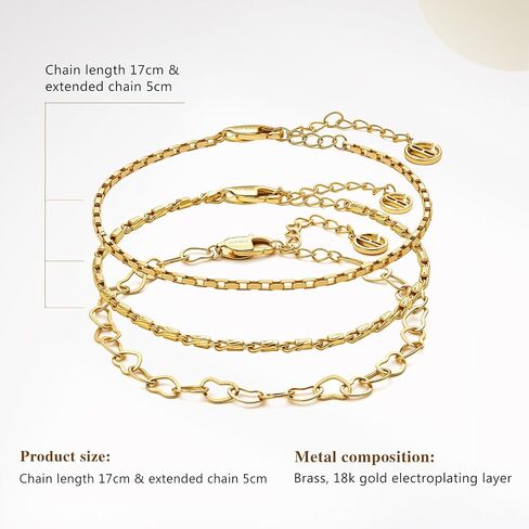 Cicy Bell 18K أساور مطلية بالذهب للنساء العصرية اللامعة النجمة المربعة النجمة المربعة المربعة الخيزران كبح الأفعى. in Kuwait