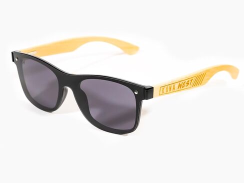 Polarized Sunglasses, UV400 Protection, Bamboo Arms, Mirrored Pink Lens, Men's and Women's, Eco-Friendly in Saudi Arabia