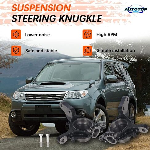 Front Right Steering Knuckle Compatible with Subaru Forester 2000–2008, Impreza 2000–2007, Legacy Outback 2000–2004, Baja 2003–2006, Replace 28313-AE020 in Saudi Arabia