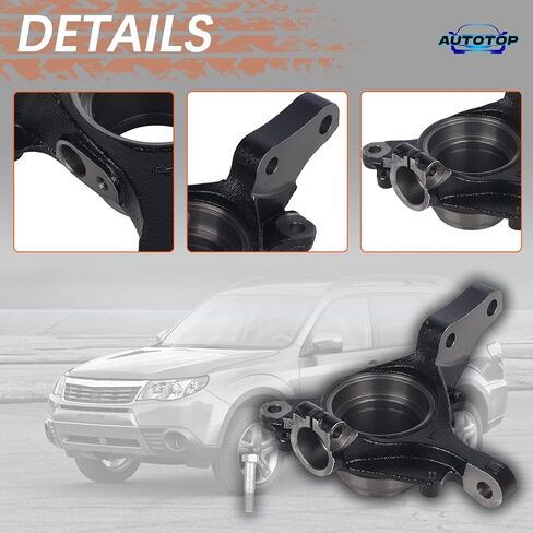 Front Right Steering Knuckle Compatible with Subaru Forester 2000–2008, Impreza 2000–2007, Legacy Outback 2000–2004, Baja 2003–2006, Replace 28313-AE020 in Saudi Arabia