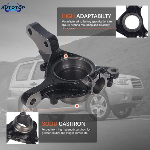Front Right Steering Knuckle Compatible with Subaru Forester 2000–2008, Impreza 2000–2007, Legacy Outback 2000–2004, Baja 2003–2006, Replace 28313-AE020 in Saudi Arabia
