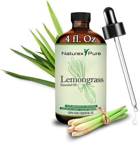 Lemongrass OFT OIL | جميع زيت الليمون الطبيعي للناشر - أفضل زيوت للعلاج العطري مع البخار مع قطارة متميزة حصرية - 4 أوقية/118 مل in Saudi Arabia