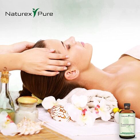Lemongrass OFT OIL | جميع زيت الليمون الطبيعي للناشر - أفضل زيوت للعلاج العطري مع البخار مع قطارة متميزة حصرية - 4 أوقية/118 مل in Saudi Arabia
