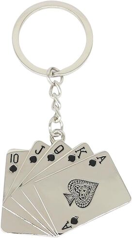 Lucky Poker Keychain Charm Game Game Play Presid in Kuwait
