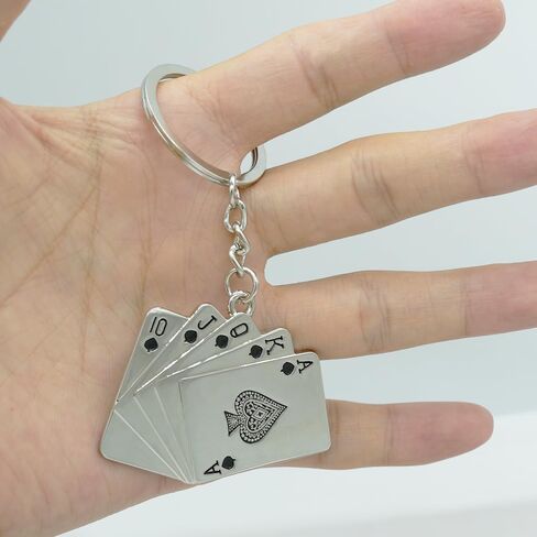 Lucky Poker Keychain Charm Game Game Play Presid in Kuwait