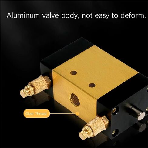 1PCS ZDV-08 Pneumatic Switch Air Valve Cylinder Switch Automatic Reciprocating Speed Control 2 Position 5 way Reversing Valve(With 8mm Fitting) in Saudi Arabia