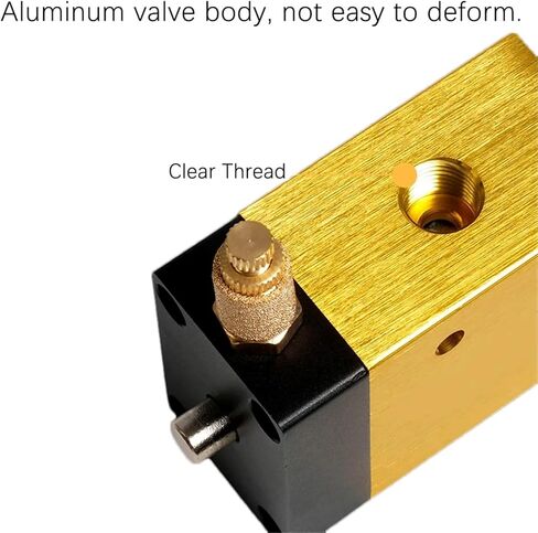 1PCS ZDV-08 Pneumatic Switch Air Valve Cylinder Switch Automatic Reciprocating Speed Control 2 Position 5 way Reversing Valve(With 8mm Fitting) in Saudi Arabia