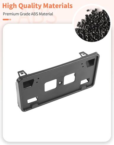 ل F150 Front Plate Bracket Frracket Frracker متوافق مع Ford F150 2021-2025+، إكسسوارات تلقائية خارج لوحة الرخصة الأمامية الأنيقة إطار الأسود الأسود in Kuwait
