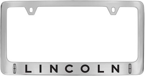 Lincoln Workmark Chrome Plated Metal License Plate Frame Holder in Saudi Arabia