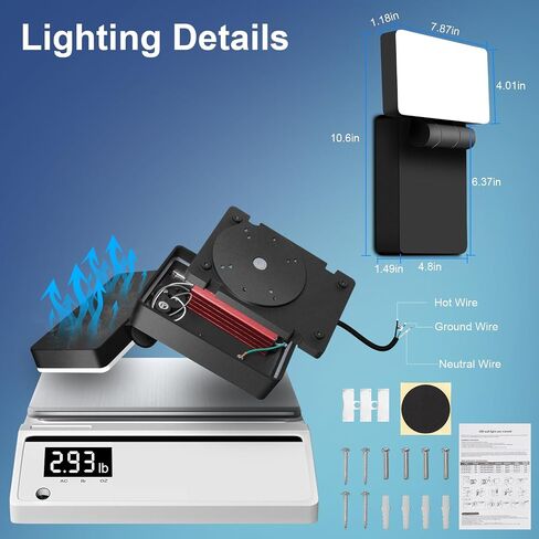 LEDMO LED Wall Pack Lights 120W - 15600LM Repalces 800W HPS / HID Light 5000K Wall Mount Light إضاءة الفيضانات الأمنية التجارية والصناعية الخارجية للمباني والمستودعات ومواقف السيارات والساحة in Kuwait