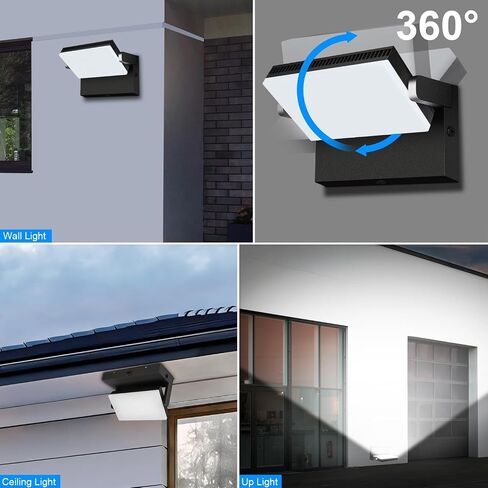 LEDMO LED Wall Pack Lights 120W - 15600LM Repalces 800W HPS/HID Light 5000K Wall Mount Light Commercial and Industrial Outdoor Security Flood Lighting for Buildings,Warehouses, Parking Lots,Yard in Saudi Arabia