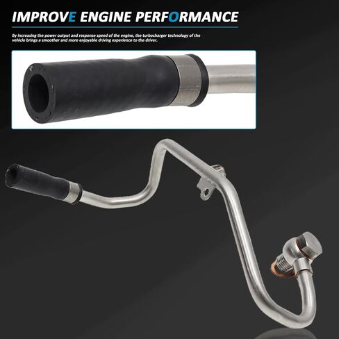 Munik 11537577013 Turbo Soolant Line Line Line Line Kit Kit 2008-2018 for BMW F07 F06 F12 F13 F02 F04 E70 F15 E72 F16 550i 650i 750i in Saudi Arabia