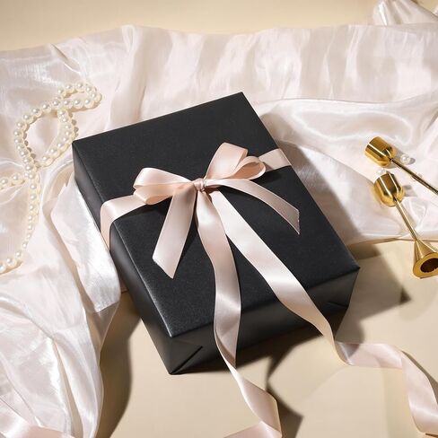 ورق تغليف LaRibbons أبيض غير لامع، 17 بوصة × 40 قدم (56.6 قدم مربع) ورق بلون لؤلؤي لامع، لفات ورق تغليف الهدايا لحفلات الزفاف، عيد الحب، عيد الميلاد، عيد الميلاد، استحمام الطفل in Kuwait