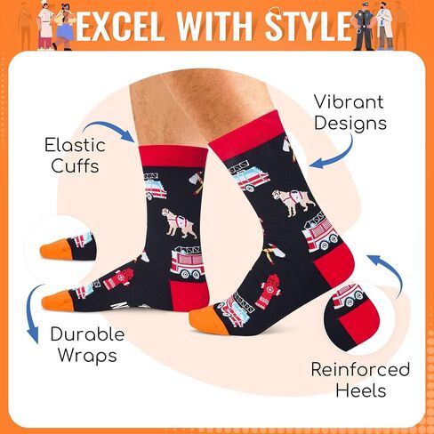 HAPPYPOP Chef Gifts for Men Women Baker, Cooking Gifts Baking Gifts, Pastry Gifts For Baker, Unisex Chef Socks Cooking Socks Baking Socks in Saudi Arabia