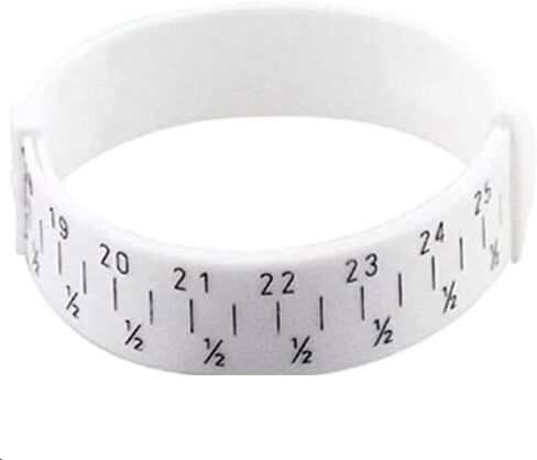 1pc Rings Sizer Measuring Set,Reusable Finger Size Gauge Measure Tool Jewelry Sizing Tools 1-17 USA Rings Size,Jewelry Sizers and Mandrels,Jewelry Making Tools and Accessories (White) in Kuwait