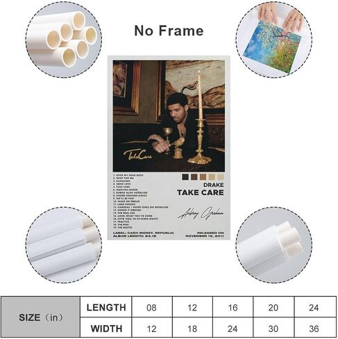 Take Care Cover Cover Canvas Art - Rapper Music Music Posters for Wall Decor in Saudi Arabia