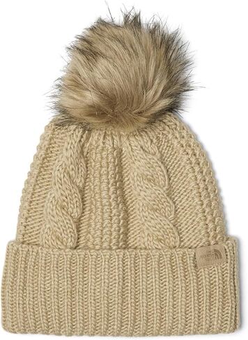 THE NORTH FACE Women's Oh Mega Fur Pom Beanie, Gardenia White/Gardenia White, One Size in Saudi Arabia