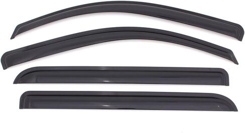 Window Visors Compatible with 2012-2018 Toyota Prius V, Dark Smoke Car Rain Sun Window Shade Guard Visor by IKON MOTORSPORTS, 2013 2014 2015 2016 2017 in Saudi Arabia