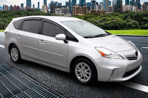 Window Visors Compatible with 2012-2018 Toyota Prius V, Dark Smoke Car Rain Sun Window Shade Guard Visor by IKON MOTORSPORTS, 2013 2014 2015 2016 2017 in Saudi Arabia
