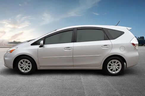 Window Visors Compatible with 2012-2018 Toyota Prius V, Dark Smoke Car Rain Sun Window Shade Guard Visor by IKON MOTORSPORTS, 2013 2014 2015 2016 2017 in Saudi Arabia