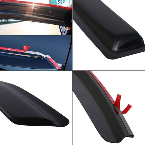 Window Visors Compatible with 2012-2018 Toyota Prius V, Dark Smoke Car Rain Sun Window Shade Guard Visor by IKON MOTORSPORTS, 2013 2014 2015 2016 2017 in Saudi Arabia