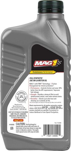 65445 Full Synthetic SAE 5W-20 Motor Oil - 6 Gallon Enviro Box in Saudi Arabia