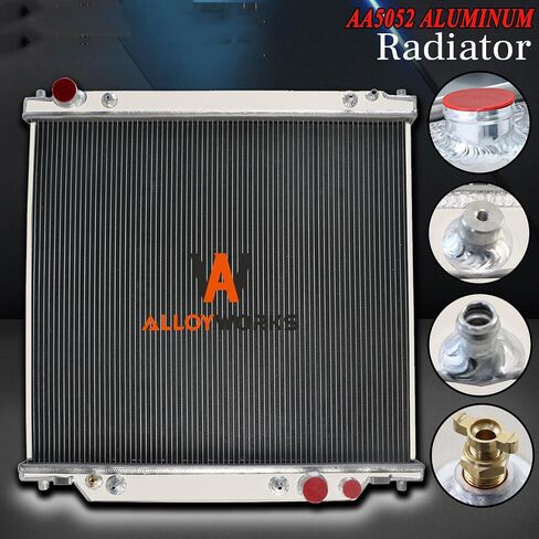 Alloyworks Aluminium Mraviator لعام 1999 2000 2001 2002 2003 2004 2005 Ford F-250 F-450 F-550 Super Duty & Ford Strocsion 6.8L 7.3L Powerstroke V8 V10 Engine Clafiator ، OEM CU2171 ، AT & MT in Saudi Arabia