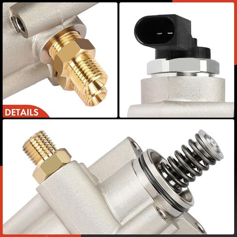 A-Premium Left High Pressure Fuel Pump Compatible with Audi Q7 2009-2010, A6 Quattro 2010-2011, A8 Quattro 2010, R8 2008-2012/2014-2015, S5 2009-2012 & Volkswagen Touareg 2009, 4.2L in Saudi Arabia