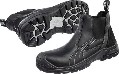 PUMA Men's Tanami Double Gore Black Soft Toe Mid Industrial Shoe in Saudi Arabia